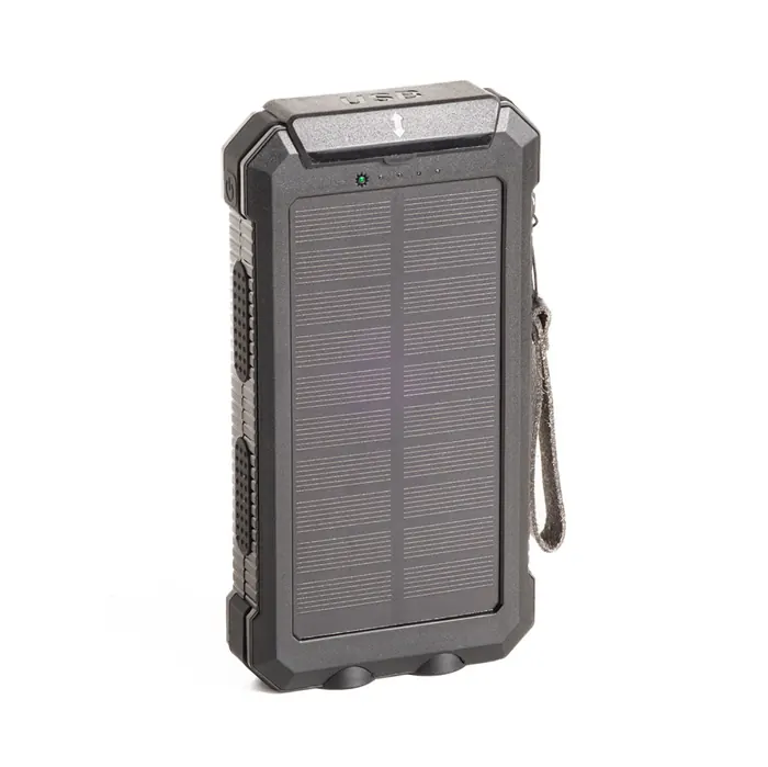 Powerbank 20 000 mAh med solcell