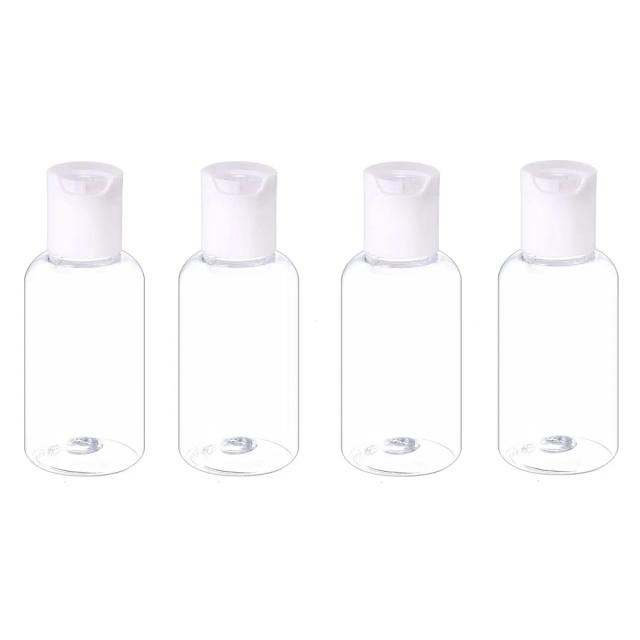 4 rejseflasker 75 ml med korkprop